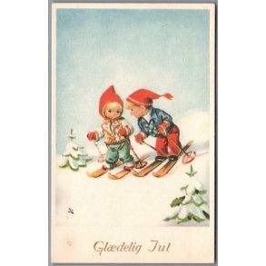 Illa - Gldelig Jul - Stender Serie 590 - Postkort -  Brugt