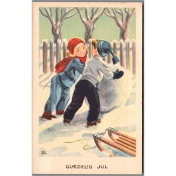 Illa - Gldelig Jul - Stender Serie 554 - Postkort -  Brugt