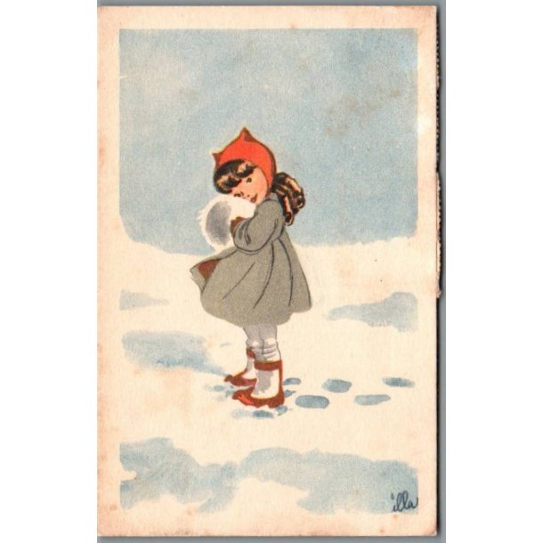 Illa - Eneret Serie 668 - Postkort - Brugt