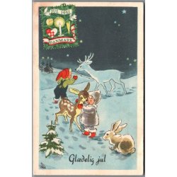 Illa - Gldelig Jul - F.D.B. Serie 1202 - Postkort -  Brugt