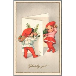 Illa - Gldelig Jul - Stender Serie 968 - Postkort -  Brugt