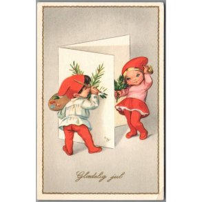 Illa - Gldelig Jul - Stender Serie 968 - Postkort -  Brugt