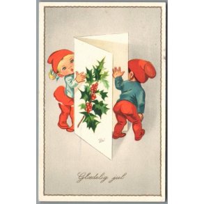 Illa - Gldelig Jul - Stender Serie 968 - Postkort -  Brugt