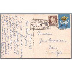 Illa - Gldelig Jul - Printed in Denmark 519/28 - Postkort - Brugt