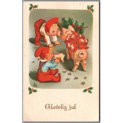 Illa - Gldelig Jul - Stender Serie 875 - Postkort -  Brugt