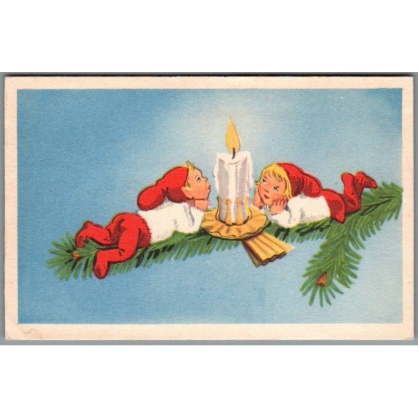 Illa - Jul - Stender Serie 881 - Postkort - Brugt