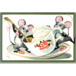 Illa - Invitationskort  - Stender 111 005 177 - Ubrugt