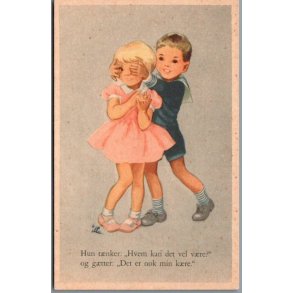 Illa - Hun tnker ... - Stender Eneret Serie 5058 - Postkort - Ubrugt