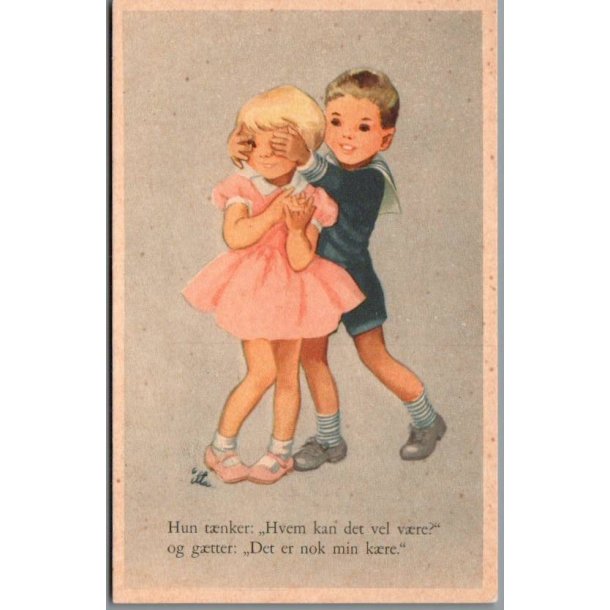 Illa - Hun tnker ... - Stender Eneret Serie 5058 - Postkort - Ubrugt