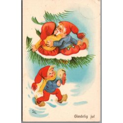 Illa - Gldelig Jul - Stender Eneret 629/27 - Postkort - Brugt