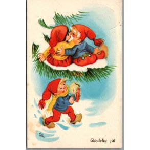 Illa - Gldelig Jul - Stender Eneret 629/27 - Postkort - Brugt
