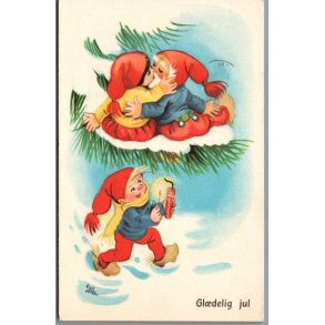 Illa - Gldelig Jul - Stender Eneret 629/27 - Postkort - Brugt