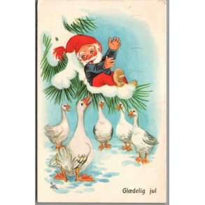 Illa - Gldelig Jul - Stender Eneret 629/27 - Postkort - Brugt
