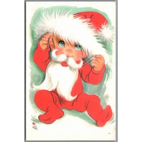 Illa - Gldelig Jul - Printed in Denmark 151 d00 316 - Postkort - Ubrugt