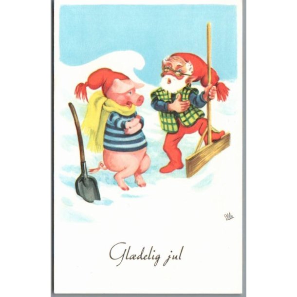 Illa - Gldelig Jul - 151 Doo 270 - Postkort - Ubrugt