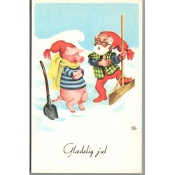 Illa - Gldelig Jul - 151 Doo 270 - Postkort - Brugt