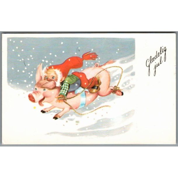 Illa - Gldelig Jul - 151 Doo 346 - Postkort - Brugt