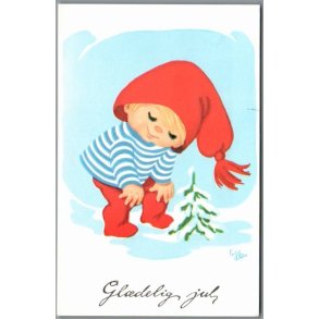 Illa - Gldelig Jul - 151 D00 359 - Postkort - Brugt