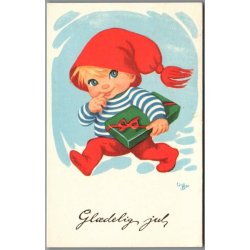 Illa - Gldelig Jul - Stender Eneret 5109/92 - Postkort - Brugt