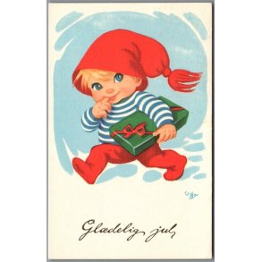 Illa - Gldelig Jul - Stender Eneret 5109/92 - Postkort - Brugt