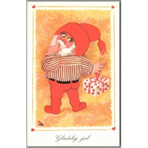 Illa - Gldelig Jul - Printed in Denmark 151 d00 326 - Postkort - Ubrugt