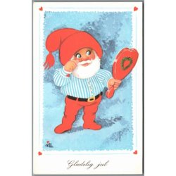 Illa - Gldelig Jul - Printed in Denmark 151 d00 326 - Postkort - Ubrugt