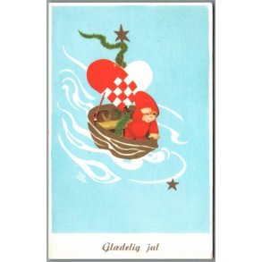 Illa - Gldelig Jul - Printed in Denmark 151 d00 375 - Postkort - Brugt