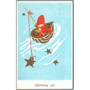 Illa - Gldelig Jul - Printed in Denmark 151 d00 375 - Postkort - Brugt