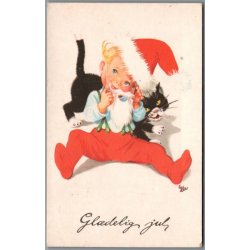 Illa - Gldelig Jul - 519/48 - Postkort - Brugt