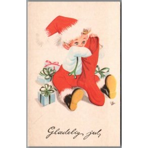 Illa - Gldelig Jul - 519/48 - Postkort - Brugt