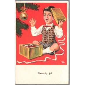 Illa - Gldelig Jul - Stender Eneret 5109/65 - Postkort - Brugt