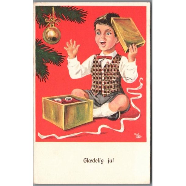 Illa - Gldelig Jul - Stender Eneret 5109/65 - Postkort - Brugt