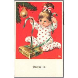 Illa - Gldelig Jul - Stender Eneret Serie 5109/65 - Postkort - Brugt