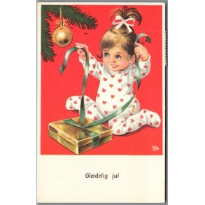 Illa - Gldelig Jul - Stender Eneret Serie 5109/65 - Postkort - Brugt