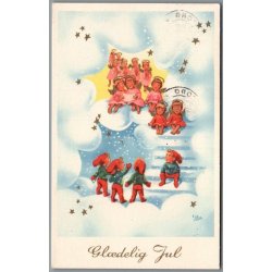 Illa - Gldelig Jul - Stender Eneret 851 - Postkort - Brugt