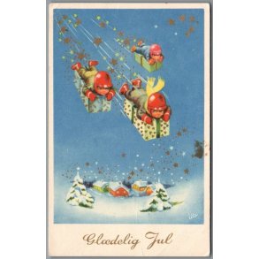 Illa - Gldelig Jul - Stender Eneret 850 - Postkort - Ubrugt