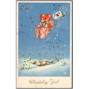 Illa - Gldelig Jul - Stender Eneret 850 - Postkort - Brugt