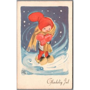 Illa - Gldelig Jul - Stender Eneret 742 - Postkort - Brugt