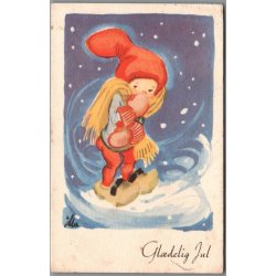 Illa - Gldelig Jul - Stender Eneret 742 - Postkort - Brugt