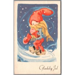 Illa - Gldelig Jul - Stender Eneret 742 - Postkort - Brugt
