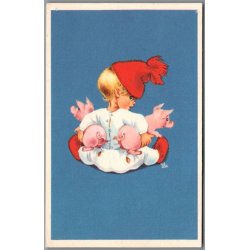 Illa - Stender Eneret Serie 5109/32 - Postkort - Brugt