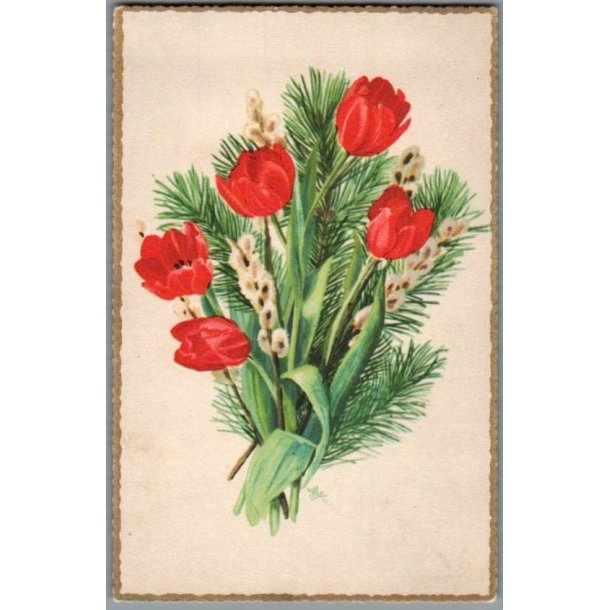 Illa - Stender Eneret -  Serie 986 - Postkort - Brugt