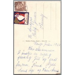 Illa - Gldelig Jul - Stender Eneret - Serie 874 - Postkort - Brugt 