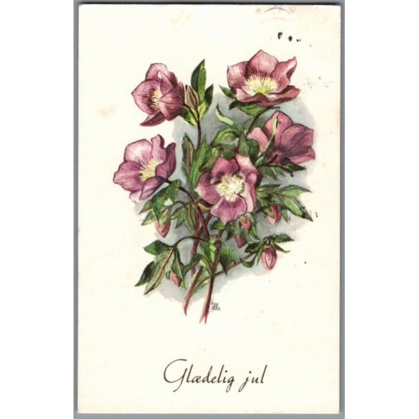 Illa - Gldelig Jul - Stender Eneret -  5109/133 - Postkort - Brugt