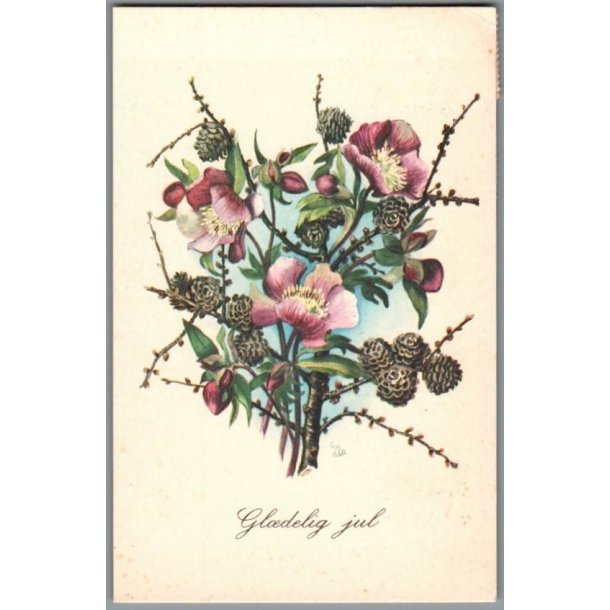 Illa - Gldelig Jul - Stender Eneret -  5109/36 - Postkort - Brugt
