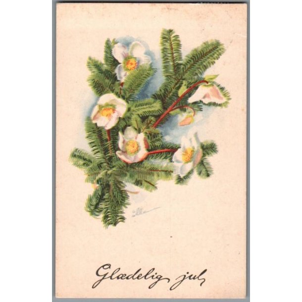 Illa - Gldelig Jul - Stender Eneret - Serie 463 - Postkort - Brugt 