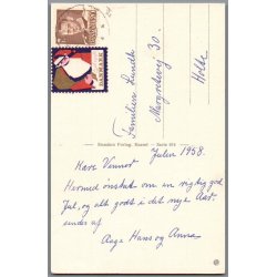 Illa - Gldelig Jul - Stender Eneret - Serie 874 - Postkort - Brugt 