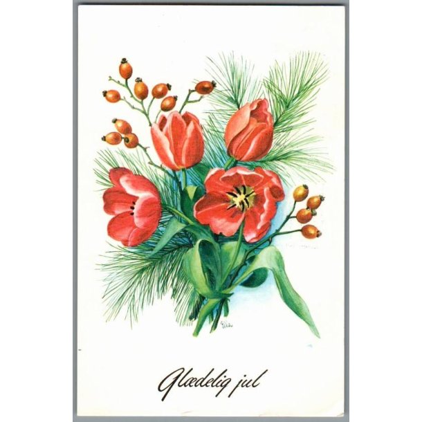 Illa - Gldelig Jul - 151 Doo 261 - Postkort - Brugt