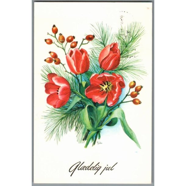 Illa - Gldelig Jul - 151 Doo 261 - Postkort - Brugt