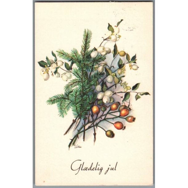 Illa - Gldelig Jul - Stender Eneret - Serie 5109/103 - Postkort - Brugt